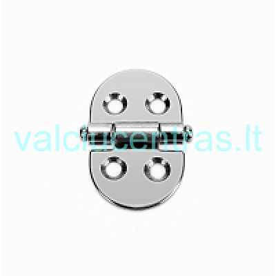 Nerūdijančio plieno lankstas 29 x 50 mm